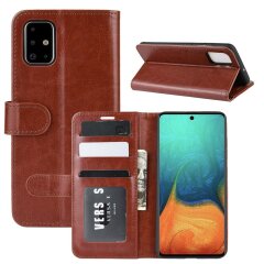 Чохол-книжка Deexe Wallet Style для Samsung Galaxy A71 - Brown