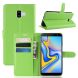Чехол-книжка Deexe Wallet Style для Samsung Galaxy J6+ (J610) - Green. Фото 1 из 6
