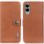 Чохол-книжка KHAZNEH Wallet Cover для Samsung Galaxy S25 Edge (S937) - Brown