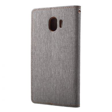 Чохол-книжка MERCURY Canvas Diary для Samsung Galaxy J4 2018 (J400), Grey