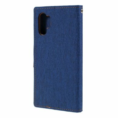 Чохол-книжка MERCURY Canvas Diary для Samsung Galaxy Note 10+ (N975) - Blue