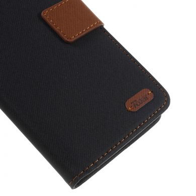 Чехол-книжка ROAR KOREA Cloth Texture для Samsung Galaxy A6 2018 (A600) - Black
