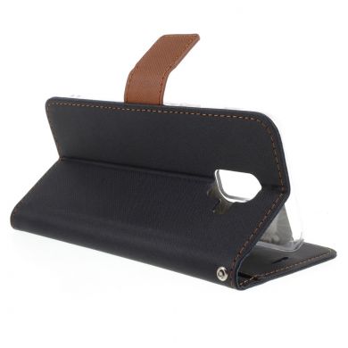 Чехол-книжка ROAR KOREA Cloth Texture для Samsung Galaxy A6 2018 (A600) - Black