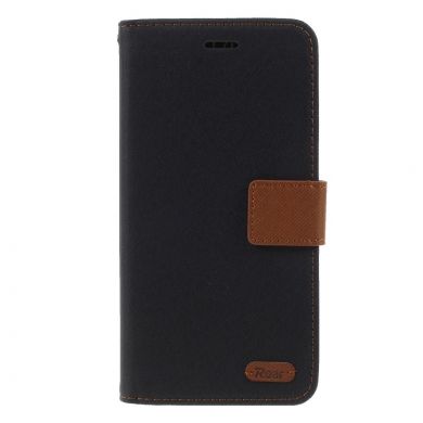 Чехол-книжка ROAR KOREA Cloth Texture для Samsung Galaxy A6 2018 (A600) - Black