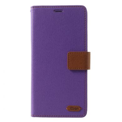 Чохол-книжка ROAR KOREA Cloth Texture для Samsung Galaxy A9 2018 (A920) - Purple