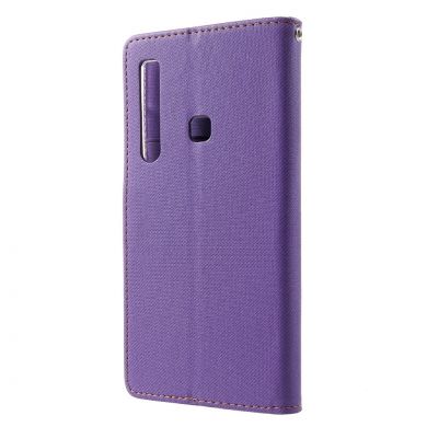 Чохол-книжка ROAR KOREA Cloth Texture для Samsung Galaxy A9 2018 (A920) - Purple