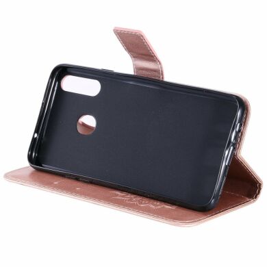 Чохол-книжка UniCase SunFlower Pattern для Samsung Galaxy A20s (A207) - Rose Gold