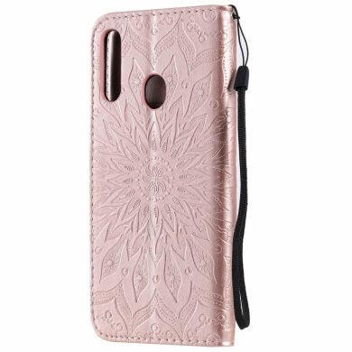 Чохол-книжка UniCase SunFlower Pattern для Samsung Galaxy A20s (A207) - Rose Gold