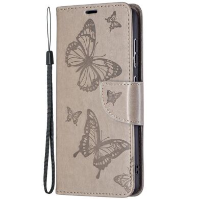 Чехол UniCase Butterfly Pattern для Samsung Galaxy S21 FE (G990) - Grey