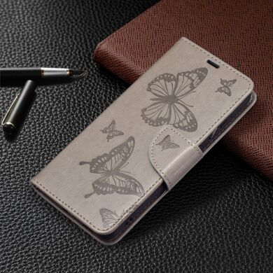 Чехол UniCase Butterfly Pattern для Samsung Galaxy S21 FE (G990) - Grey