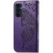 Чехол UniCase Butterfly Pattern для Samsung Galaxy S24 FE (S721) - Dark Purple. Фото 6 из 11