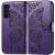 Чехол UniCase Butterfly Pattern для Samsung Galaxy S24 FE (S721) - Dark Purple