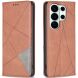 Чохол UniCase Geometric Pattern для Samsung Galaxy S26 Ultra - Brown