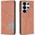 Чохол UniCase Geometric Pattern для Samsung Galaxy S26 Ultra - Brown