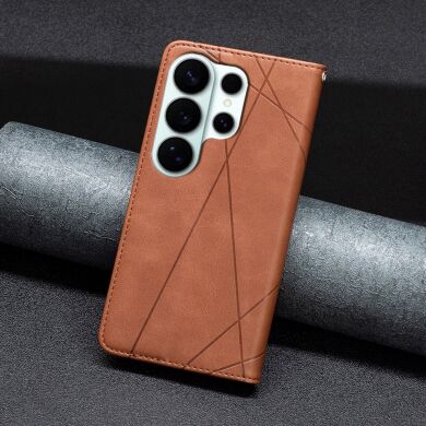 Чохол UniCase Geometric Pattern для Samsung Galaxy S26 Ultra - Brown