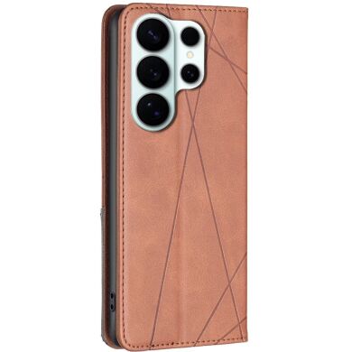 Чохол UniCase Geometric Pattern для Samsung Galaxy S26 Ultra - Brown