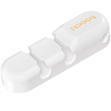 Держатель для кабелей TOOCKI Silicone Cord Organizer - White