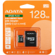 Карта памяти microSDXC ADATA SPEED PLUS 128GB 10 class UHS-1 U3 R180 + адаптер (UD128GUI3V30A2SP-RA1) - Black. Фото 1 из 2