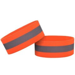 Комплект светоотражающих браслетов Deexe Reflective Bands - Orange