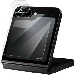 Комплект захисних стекол (на екран і камеру) IMAK Dual Guard для Samsung Galaxy Flip 7 FE