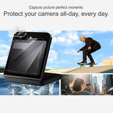 Комплект захисних стекол (на екран і камеру) IMAK Dual Guard для Samsung Galaxy Flip 7 FE