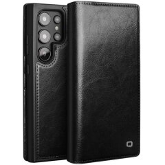 Кожаный чехол QIALINO Wallet Case для Samsung Galaxy S25 Ultra (S938) - Black