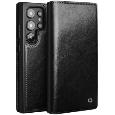 Кожаный чехол QIALINO Wallet Case для Samsung Galaxy S25 Ultra (S938) - Black