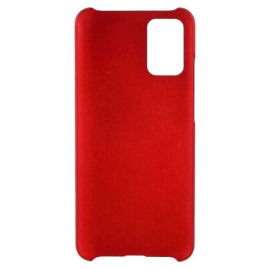 Пластиковый чехол Deexe Hard Shell для Samsung Galaxy A02s (A025) - Red