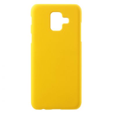 Пластиковый чехол Deexe Hard Shell для Samsung Galaxy A6 2018 (A600) - Yellow