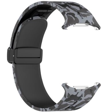 Ремешок Deexe Camouflage Pattern для Samsung Galaxy Watch Ultra (47mm) - Dark Grey