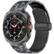 Ремешок Deexe Camouflage Pattern для Samsung Galaxy Watch Ultra (47mm) - Dark Grey. Фото 4 из 6