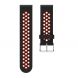 Ремешок Deexe Dual Color для Samsung Galaxy Watch 46mm / Watch 3 45mm / Gear S3 - Black / Red. Фото 3 из 4