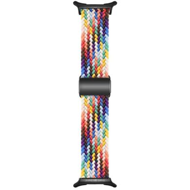 Ремешок Deexe Knitted Strap для Samsung Galaxy Watch Ultra (47mm) - Rainbow