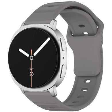 Ремешок KALEBOL Wave Pattern для Samsung Galaxy Watch 8 (40/44mm) / 8 Classic - Grey