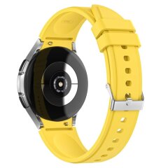 Ремешок UniCase Silicone Strap для Samsung Galaxy Watch 4 Classic (46mm) / Watch 4 Classic (42mm) / Watch 4 (40mm) / Watch 4 (44mm) - Mango Yellow