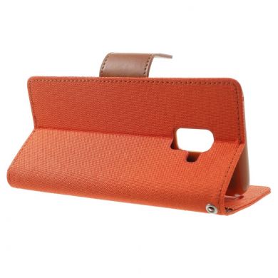 Чехол-книжка MERCURY Canvas Diary для Samsung Galaxy A8 2018 (A530) - Orange