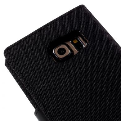 Чехол-книжка MERCURY Canvas Diary для Samsung Galaxy S6 edge (G925) - Black