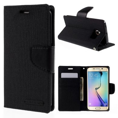 Чехол-книжка MERCURY Canvas Diary для Samsung Galaxy S6 edge (G925) - Black