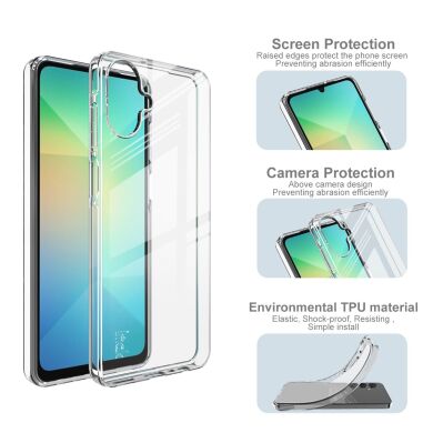 Силиконовый чехол IMAK UX-10 Series для Samsung Galaxy A07 (A075) - Transparent
