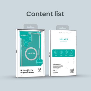 Силіконовий чохол NILLKIN Nature TPU Pro Magnetic для Samsung Galaxy S26 Ultra - Transparent