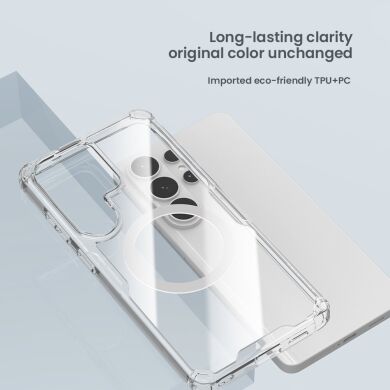 Силіконовий чохол NILLKIN Nature TPU Pro Magnetic для Samsung Galaxy S26 Ultra - Transparent