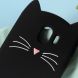 Силиконовый (TPU) чехол Deexe Cat 3D Series для Samsung Galaxy J4 2018 (J400) - Black. Фото 3 из 4