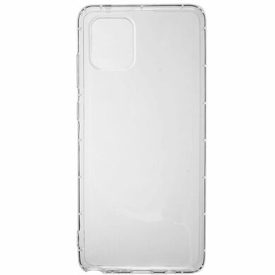 Силиконовый (TPU) чехол Deexe Clear Cover для Samsung Galaxy Note 10 Lite (N770) - Transparent