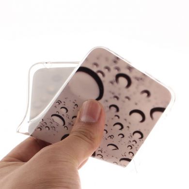 Силиконовый (TPU) чехол Deexe Life Style для Samsung Galaxy A6 2018 (A600) - Heart and Water Drop