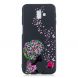 Силиконовый (TPU) чехол Deexe Life Style для Samsung Galaxy J6+ (J610) - Flowered Girl and Butterfly. Фото 2 из 5