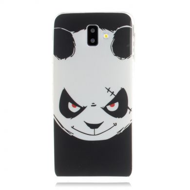 Силіконовий (TPU) чохол Deexe Life Style для Samsung Galaxy J6+ (J610), Angry Panda