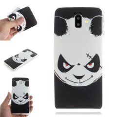 Силіконовий (TPU) чохол Deexe Life Style для Samsung Galaxy J6+ (J610), Angry Panda