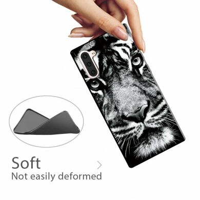Силіконовий (TPU) чохол Deexe Life Style для Samsung Galaxy Note 10 - Tiger