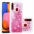 Силіконовий (TPU) чохол Deexe Liquid Glitter для Samsung Galaxy A20s (A207) - Pink