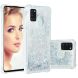 Силиконовый (TPU) чехол Deexe Liquid Glitter для Samsung Galaxy A21s (A217) - Silver. Фото 1 из 8